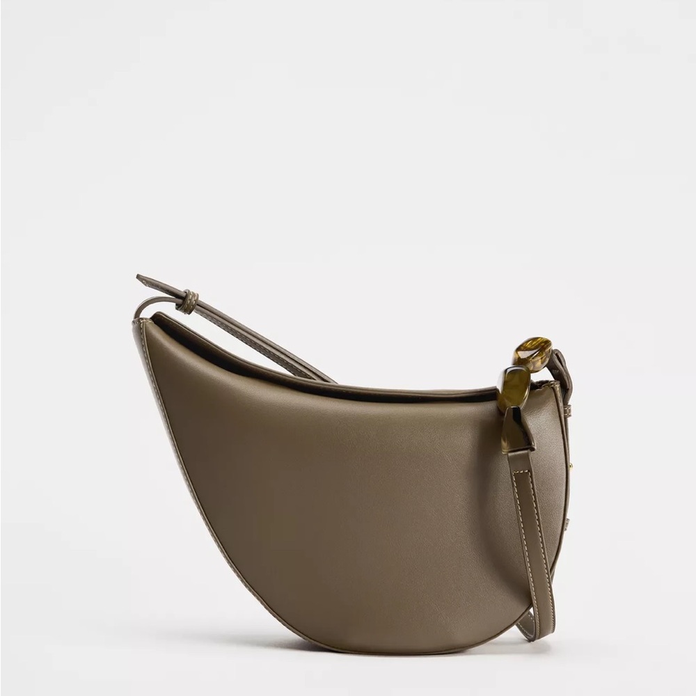 Zara Chic Brown Shoulder Bag